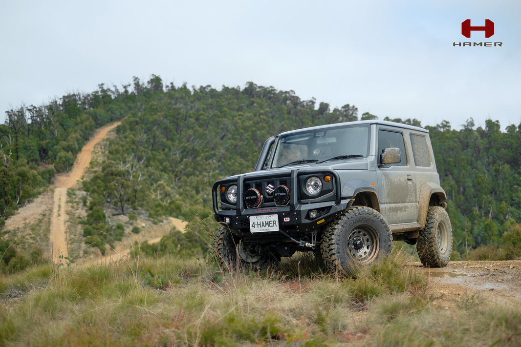 Hamer 4x4 KING SERIES PLUS BULL BAR TO SUIT SUZUKI JIMNY (3 & 5 DOORS) JB74W 2018-PRESENT