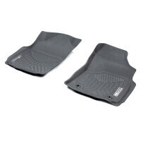 Toyota Hilux Dual Cab Manual Trans 2015-ON Front Pair Black Rubber 3DMAXTRAC Floor Mats