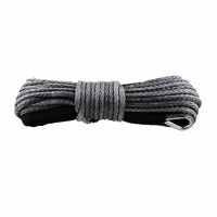 Carbon Winch 12000lb 24M X 10mm Synthetic Black Winch Rope Replacement