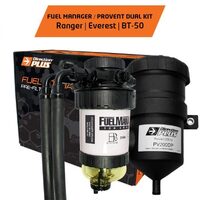 Fuel Manager Pre-Filter + ProVent Dual Kit RANGER/EVEREST/BT-50 (FMPV661DPK)