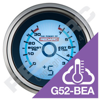 REDARC Egt And Boost/Pressure Gauge With Optional Current Display