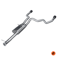 TORQIT RAM DT 1500 2019-ON Single 3.5" to Twin 3" Cat Back Exhaust