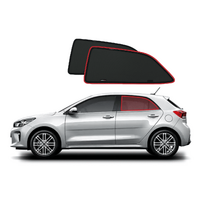 KIA Rio Hatchback 4th Generation (Global Version) Car Rear Window Shades (YB/SC; 2016-2023)