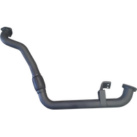 Toyota Landcruiser HZJ80 2 1/2in Engine Pipe With Stainless Flex - to connect to factory manifold