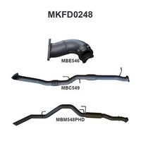 Manta Exhaust to suit Ford PJ, PK Ranger 3.0L Auto With Cat, Hotdog