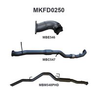 Manta Exhaust to suit Ford PJ, PK Ranger 3.0L Manual With Cat, Hotdog
