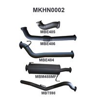 Manta Exhaust to suit Colorado RC 3.0L 08 - 10 LWB Without Cat