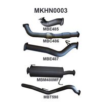 Manta Exhaust to suit Colorado RC 3.0L 08 - 10 SWB With Cat