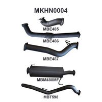 Manta Exhaust to suit Colorado RC 3.0L 08-10 SWB Without Cat