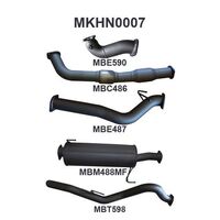 Manta Exhaust to suit Colorado RC 3.0L 10 - 12 SWB With Cat