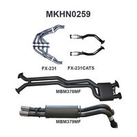 MANTA EXHAUST TO SUIT VY VZ V8 AWD UTE 2.5IN DUAL WITH EXTRACTORS MUFFLER/MUFFLER