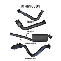 Manta Exhaust to suit Pajero NT NS 3.2L 2006 - on Without Cat