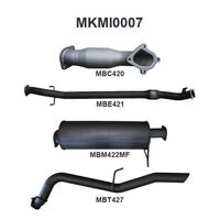 Manta Exhaust to suit Triton ML 3.2L CRD 06 - 09 With Cat