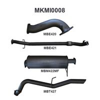 Manta Exhaust to suit Triton ML 3.2L CRD 06 - 09 Without Cat