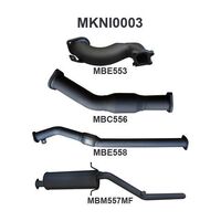 Manta Exhaust to suit Navara D22 2.5L With Cat