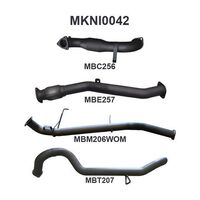 Manta Exhaust to suit Patrol GU 3.0 DI Wagon With Cat CEN WOM