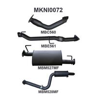 Manta Exhaust to suit Pathfinder R51 Ti 550 With Cat