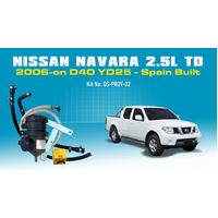 Nissan Navara D40 (Spain Built) Pathfinder R51 Provent Vehicle Specific Catch Can Filter Kit - OS-PROV-02-D40