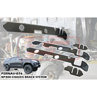 Nissan Navara NP300 Dual Cab Coil Rear Weld On Chassis Brace Kit (4 Plates)