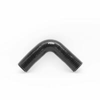 2.5" Black Silicone Joiner 90 Degree Bend