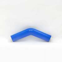 2.25" Blue Silicone Joiner 45 Degree Bend