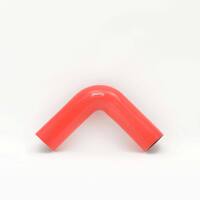 3" Red Silicone Joiner 90 Degree Bend