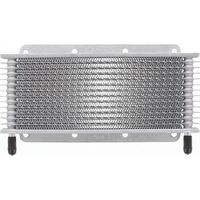 Trans Oil Cooler - 280 x 200 x 19mm (-6 AN fittings) suits 9" SPAL Fan