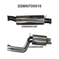 Manta Exhaust to suit Territory Turbo SX SY Catback