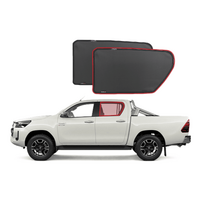 Toyota Hilux 8th Generation | TruckMasters OX Car Rear Window Shades (AN120/AN130; 2015-Present)
