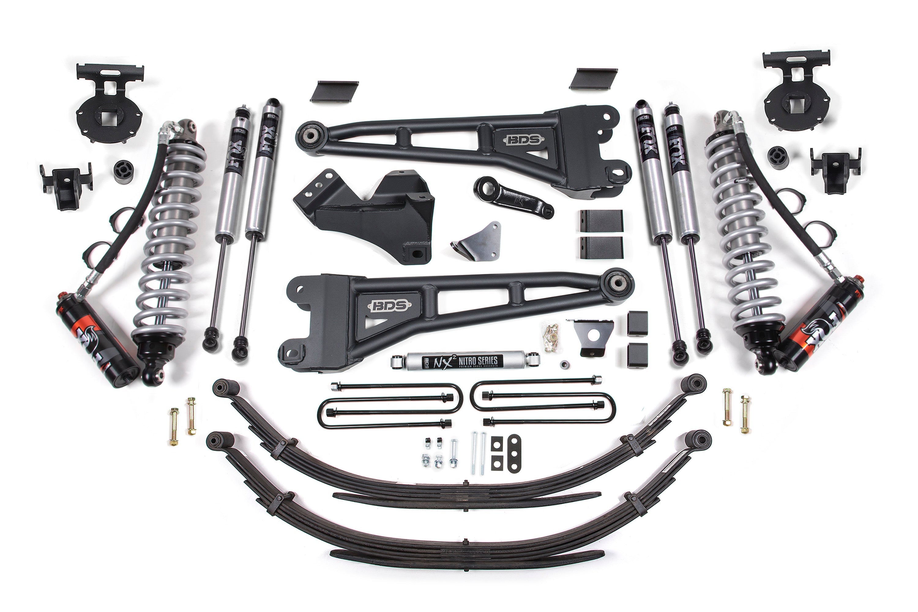 6 Inch Lift Kit w/ Radius Arm | FOX 2.5 Performance Elite Coil-Over Conversion | Ford F250/F350 Super Duty (08-10) 4WD | Diesel
