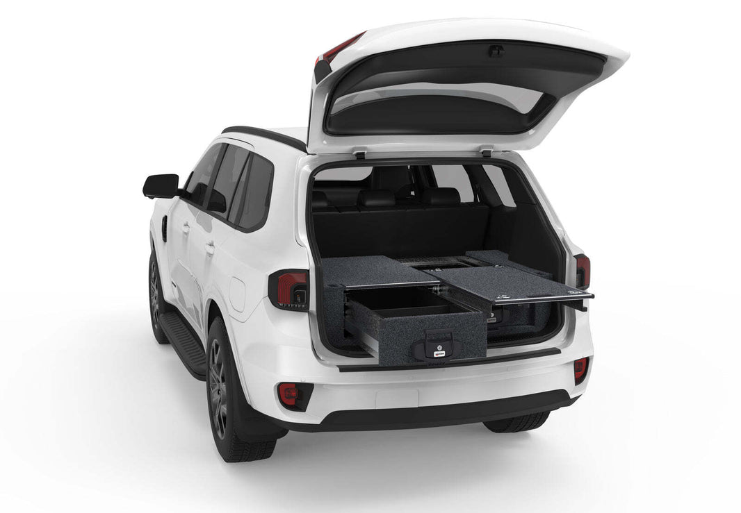 SINGLE ROLLER FLOOR DRAWERS TO SUIT FORD EVEREST WAGON 10/2022-CURRENT