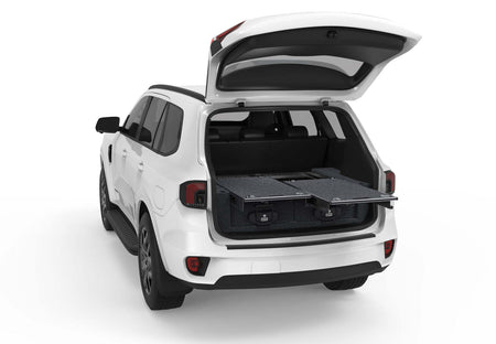 DUAL ROLLER FLOOR DRAWERS TO SUIT FORD EVEREST WAGON 10/2022-CURRENT