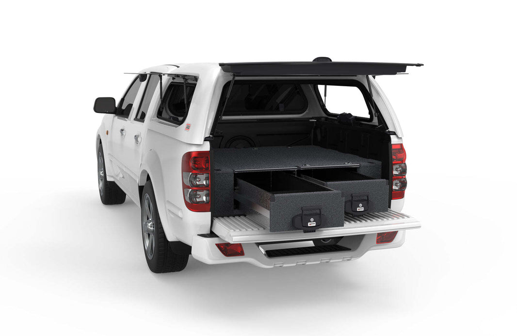 FIXED FLOOR DRAWERS TO SUIT GREAT WALL V240 DUAL CAB 01/2010-CURRENT