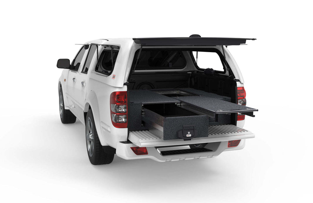SINGLE ROLLER FLOOR DRAWERS TO SUIT GREAT WALL V240 DUAL CAB 01/2010-CURRENT