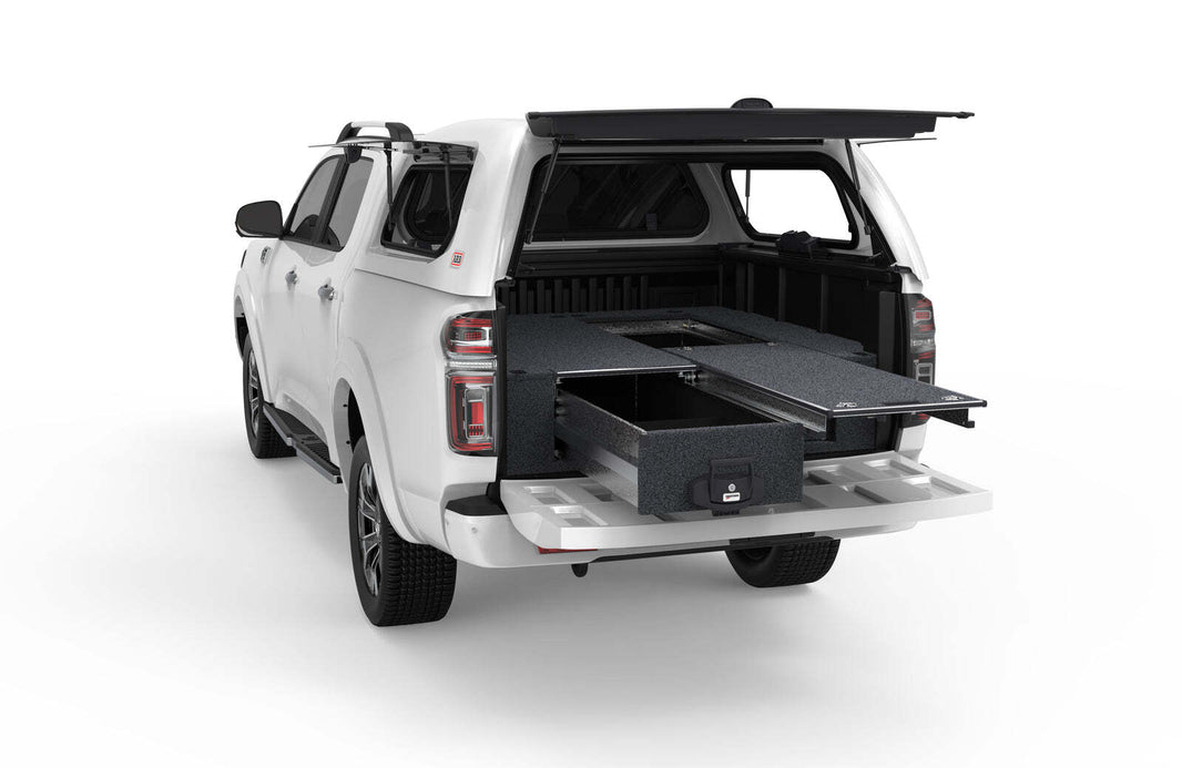 SINGLE ROLLER FLOOR DRAWERS TO SUIT GREAT WALL CANNON DUAL CAB 01/2022-CURRENT