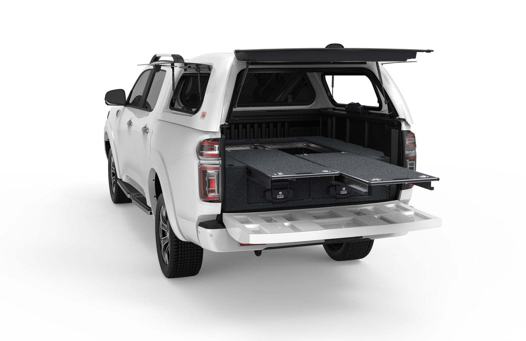DUAL ROLLER FLOOR DRAWERS TO SUIT GREAT WALL CANNON DUAL CAB 01/2022-CURRENT