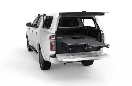 DUAL ROLLER FLOOR DRAWERS TO SUIT GREAT WALL CANNON DUAL CAB 01/2022-CURRENT
