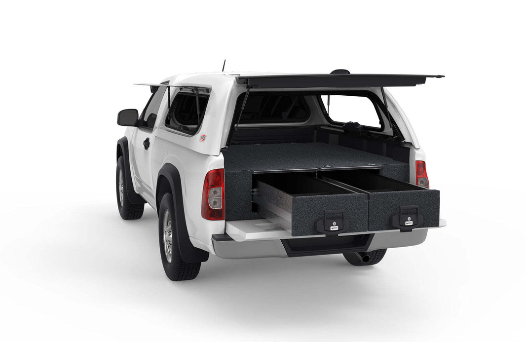 FIXED FLOOR DRAWERS TO SUIT HOLDEN RODEO SINGLE CAB 12/2002-07/2012