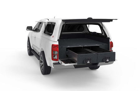 FIXED FLOOR DRAWERS TO SUIT HOLDEN COLORADO RG SPACE/EXTRA CAB 07/2012-12/2020