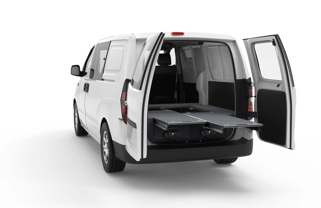 DUAL ROLLER FLOOR DRAWERS TO SUIT HYUNDAI ILOAD VAN 01/2009-12/2021