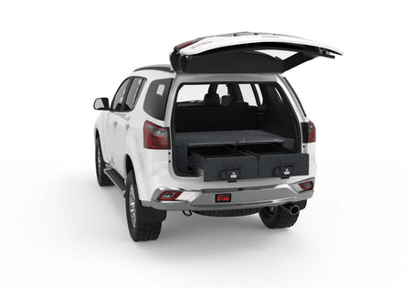 FIXED FLOOR DRAWERS TO SUIT ISUZU M-UX GENERATION 1 WAGON 01/2014-07/2021