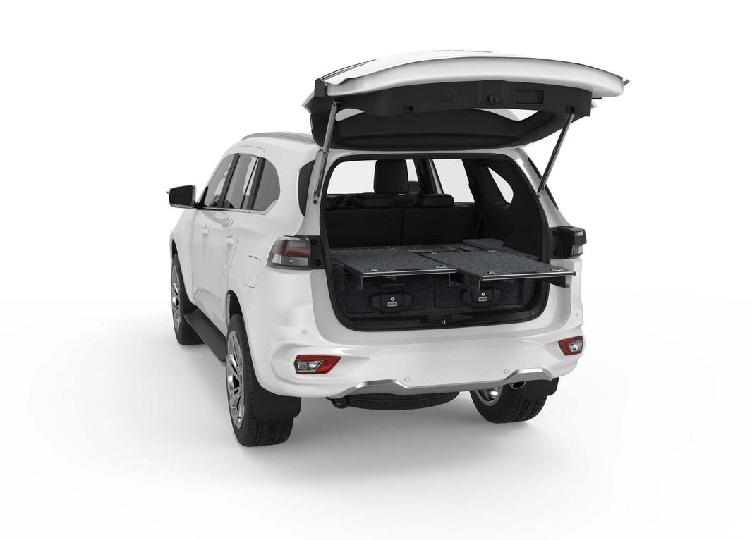 DUAL ROLLER FLOOR DRAWERS TO SUIT ISUZU M-UX GENERATION 2 WAGON 08/2021-CURRENT
