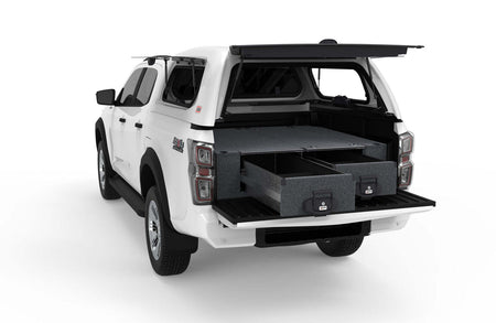FIXED FLOOR DRAWERS TO SUIT ISUZU D-MAX MY21 DUAL CAB 10/2020-CURRENT