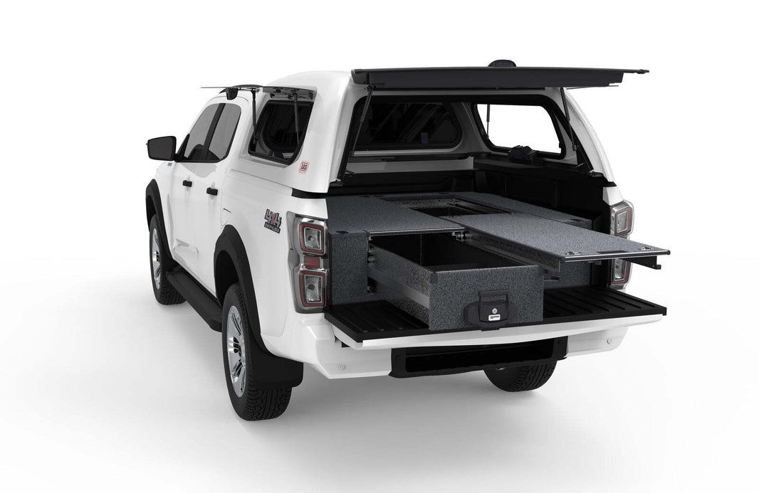 SINGLE ROLLER FLOOR DRAWERS TO SUIT ISUZU D-MAX MY21 DUAL CAB 10/2020-CURRENT