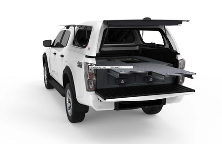 DUAL ROLLER FLOOR DRAWERS TO SUIT ISUZU D-MAX MY21 DUAL CAB 10/2020-CURRENT