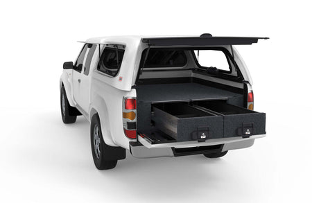 FIXED FLOOR DRAWERS TO SUIT MAZDA BT-50 FREESTYLE CAB/EXTRA CAB 01/2007-09/2011