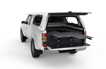 DUAL ROLLER FLOOR DRAWERS TO SUIT MAZDA BT-50 FREESTYLE CAB/EXTRA CAB 01/2007-09/2011