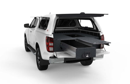 SINGLE ROLLER FLOOR DRAWERS TO SUIT MAZDA BT-50 FREESTYLE CAB/EXTRA CAB 10/2020-CURRENT