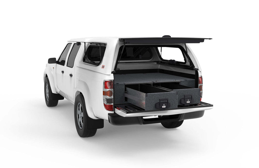 FIXED FLOOR DRAWERS TO SUIT MAZDA BT-50 DUAL CAB 01/2007-09/2011