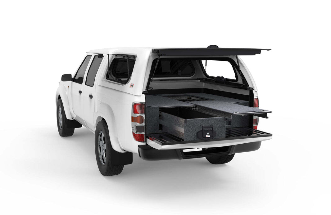 SINGLE ROLLER FLOOR DRAWERS TO SUIT MAZDA BT-50 DUAL CAB 01/2007-09/2011